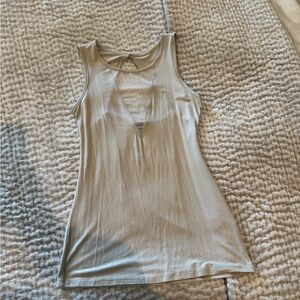 BKE RED Beige Tank Top